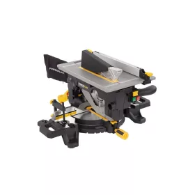   PowerPlus sárga lézeres 2in1 asztali körfűrész 2000W 254mm POWX07583