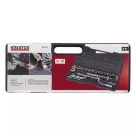 Kreator dugókulcs készlet 1/2" 24 részes KRTH30104