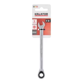 Kreator csillag-villás kulcs 9x154mm,  racsnis KRTH30502