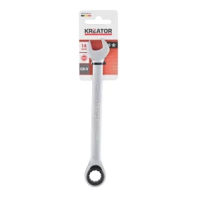 Kreator csillag-villás kulcs 14x192mm, racsnis KRTH30507