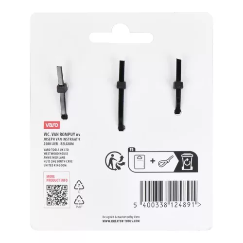 Kreator csuklós adapter készlet 1/4", 3/8", 1/2", 3db-os KRTH30801