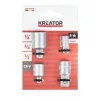 Kreator adapter készlet 1/4" 3/8" 1/2" 4db-os KRTH30802
