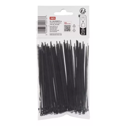 Kreator kábelkötegelő fekete 2,5X120mm 100db KRTH41102