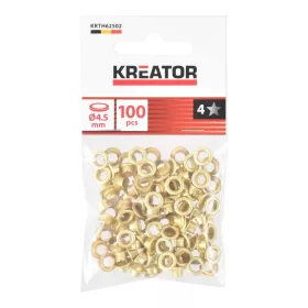   Kreator ponyvakarika készlet sárgaréz 4,5mm 100db-os KRTH62502