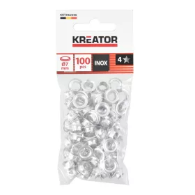   Kreator ponyvakarika készlet alumínium 7mm 100db-os KRTH62506