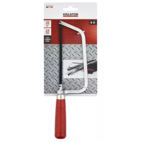 Kreator fémfűrész műanyag nyéllel 150mm 24TPI KRTH80402