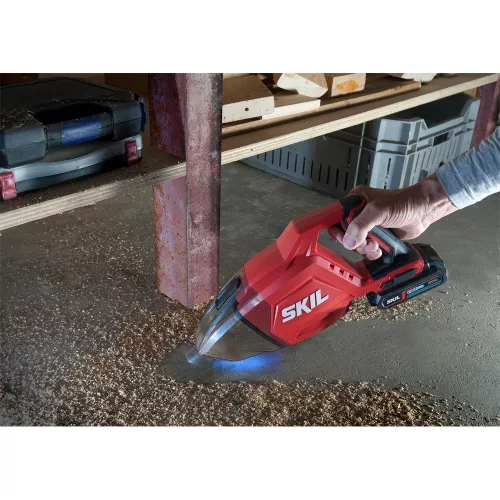 SKIL RED VA1E3158CA akkus kézi porszívó géptest 20V