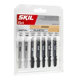   SKIL RED 2610S00920 T-szár szúrófűrészlap készlet 21 részes