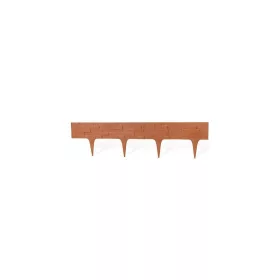   STR paliszád szegély műanyag világosbarna 79x9,5/20 cm 2,37 m 3 db (2171291)