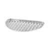 STR grill alu félkör alakú tál 33x19x2 cm  4db/csomag  (2212288)