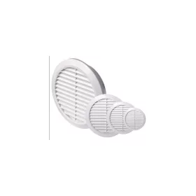   STR Awenta TRU20 szellőzőrács fehér, hálóval 200/241 mm (221611)