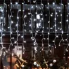 HOME DLFJ 400/WH LED-es sorolható jégcsap fényfüggöny 10 m