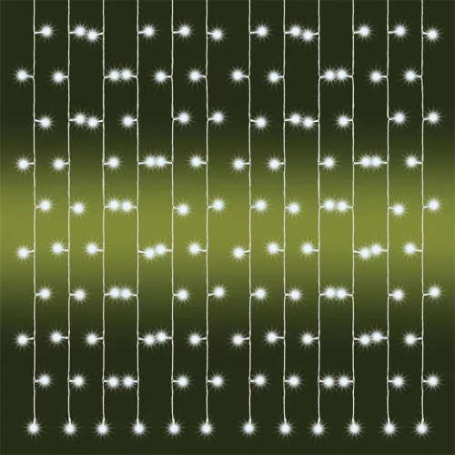 HOME KAF 210LC LED-es jégcsap fényfüggöny, 2x1 m, IP44, 230 V