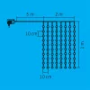 HOME KAF 210LC LED-es jégcsap fényfüggöny, 2x1 m, IP44, 230 V