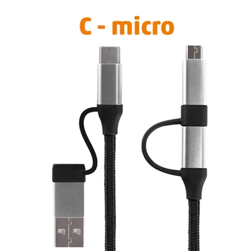 HOME USB MULTI 4in1 USB töltőkábel 1,5 m