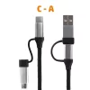 HOME USB MULTI 4in1 USB töltőkábel 1,5 m