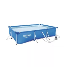   Bestway 56411 Steel Pro™ fémvázas medence 300x201x66 cm vízforgatóval, szűrővel (8050266)