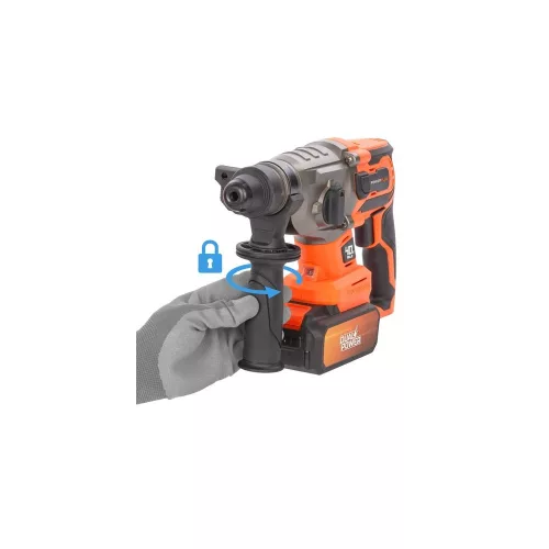 PowerPlus Dual Power akkus fúrókalapács SDS alapgép szénkefementes 40V POWDP15680