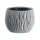 STR SANDY Bowl 240 virágcserép szürke 238x161 mm betétes (255511)
