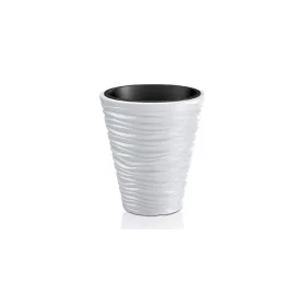   STR SAND 350 virágcserép fehér 345x385 mm betétes (255404)