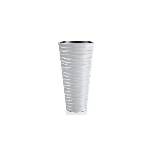 STR SAND Slim 400 virágcserép fehér 390x750 mm betétes (255407)