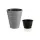 STR SAND 350 virágcserép szürke 345x385 mm betétes (255406)
