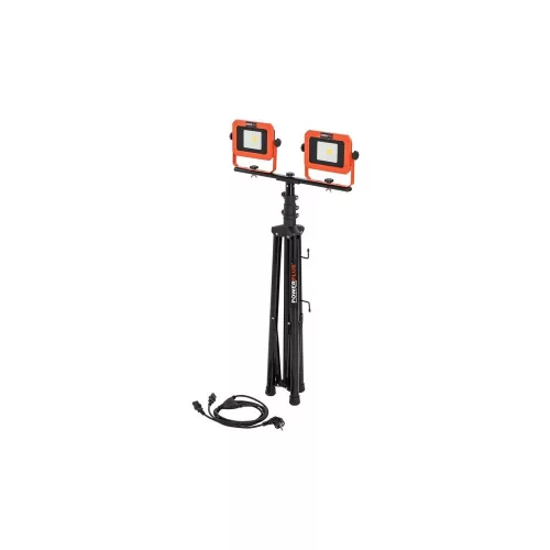 PowerPlus Dual power akkus LED fényszóró alapgép állványos 220-240V 2x20V 2x50W  POWDP8035