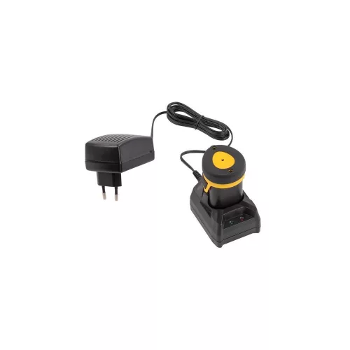 PowerPlus sárga mini láncfűrész  12V 4 + 2 db 2.0 Ah akkuval POWXG1045