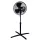 HOME SF 40 BK/M állványos ventilátor fekete 40 cm 40 W