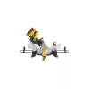 PowerPlus sárga teleszkópos lézeres kétirányú gérvágó 2200W 254mm POWX075740DB