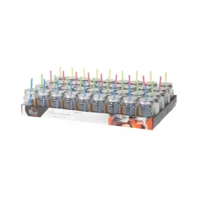   Magic Home üvegpohár szívószállal, tetővel 480 ml 36db/csomag  (801714)