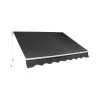 STR napellenző 3x2 m 280g/m2 szürke (802559)
