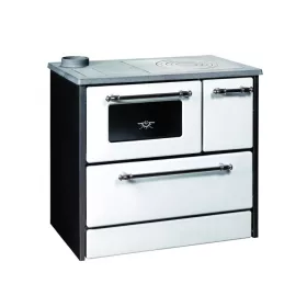   STR 701 OMEGA Kuzine kályha tűzhellyel,sütővel, balos kimenet  9,32 kW 130 mm fehér (2211690)