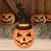 HOME KD 180 T Felfújható Halloween tök, kalappal