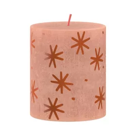   STR Bolsius Creamy Caramel karácsonyi henger gyertya csillag lenyomattal 80/68mm (2172616)