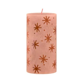   STR Bolsius Creamy Caramel karácsonyi henger gyertya csillag lenyomattal 130/68mm (2172618)