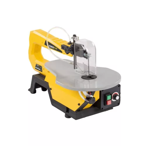 PowerPlus sárga asztali lombfűrész 120W POWX195