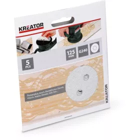   Kreator csiszolólap rezgőcsiszolóhoz 5 db 90x185 P240 festett felülethez KRT200559